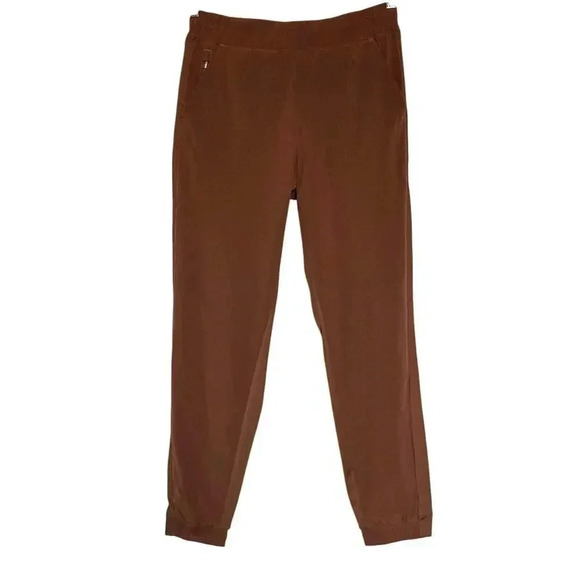 Athleta Womens Brooklyn Lined Jogger Pants Size 8 Brown/Rust - Picture 4 of 10